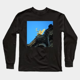 Dresden Germany sightseeing trip photography from city scape Europe trip Long Sleeve T-Shirt